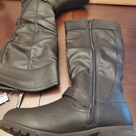 Knee High Military Style Combat Boots 6.5 - Picture 11 of 12